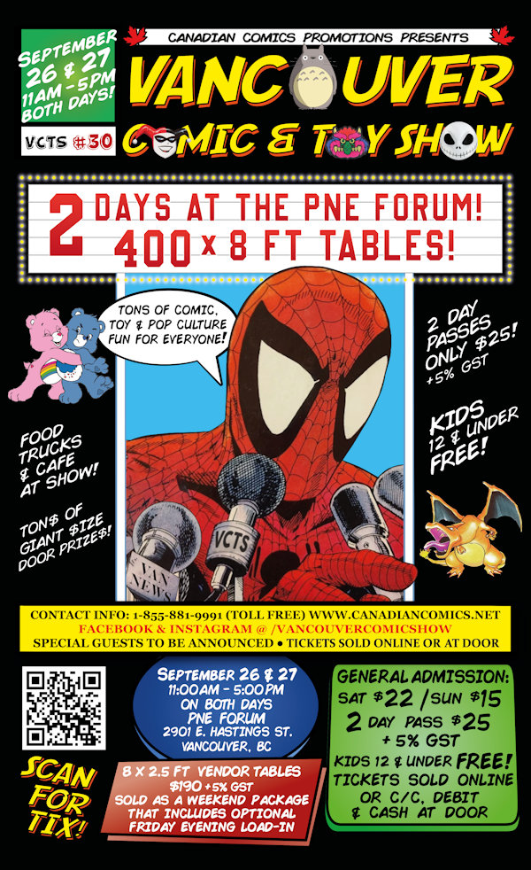 Vancouver Comic and Toy Show 30.